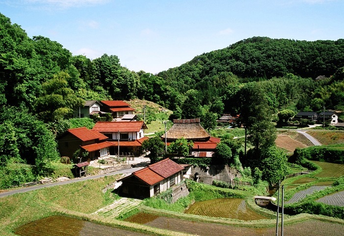 中国・四国の茅葺民家 37